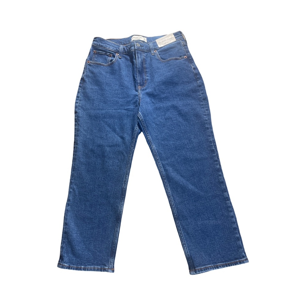 Abercrombie & Fitch Ultra High Rise Ankle Straight Jeans size 28 / 6 XS
